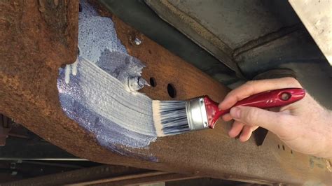 preparing rusted metal for painting